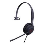 Yealink UH37 Mono USB-C/A Wired On-Ear Headset - Teams Certified 2-Mics Noise Cancellation / Busy Light