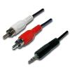 Dynamix CA-2RCA-ST5 Stereo 3.5mm Plug to 2 RCA Plug Cable - 5m