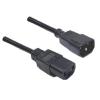 Dynamix C-POWERC X0 10A IEC C14 to C13 Power Extension Cord - 50cm SAA Approved - For Monitor to CPU Dynamix C-POWERC X0 10A IEC C14 to C13 Power Extension Cord - 50cm SAA Approved - For Monitor to CPU
