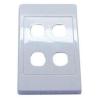 AMDEX FP-4PV2 Four Port RJ-45 Face Plates. Amdex style.