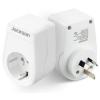 Jackson PTA929M  Slim Inbound Travel Adaptor for use in NZ/AUS - Europe, USA and Parts of AsiaPlugs