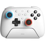 8Bitdo Ultimate 2 Windows & Nintendo Switch Bluetooth Controller - White Hall Effect - RGB Fire Ring - Non-Linear Tactile Triggers