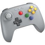 8Bitdo 64 Bluetooth Wireless Controller (Grey) Switch, Switch 2, PC and Android A Tribute to the Original. The Signature C-buttons, A/B and Start