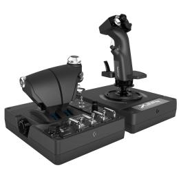 Logitech Pro Flight New X56 H.O.T.A.S. RGB Throttle And Stick Simulation Gaming Controller