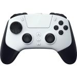 Razer Raiju v3 Pro Wireless Gaming Controller for PlayStation 5 & PC - White 6 Remappable Buttons - Customizable TMR Thumbsticks - Fast Triggers