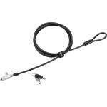 Kensington K60501M Slim N17 2.0 Keyed Laptop Lock for Wedge-Shaped Slots- Master Keyed -Master Keyed Lock - Carbon Steel - 1.80 m - for Notebook (MOQ 25)