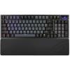 ASUS ROG AZOTH 96 HE Wireless Custom Gaming Keyboard - Black Hot-swappable ROG HFX V2 magnetic switches - Full-color OLED touchscreen - 8K Polling