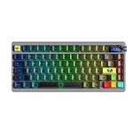 Aula NOVA75 Tri-mode Wireless Gaimg Mechanical Keyboard with Screen - Black Transparent