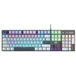 Aula S500 Zoned RGB Gaming keyboard - Gray Blue White Blue Switch