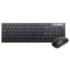 Bonelk KM-322 Wireless Keyboard & Mouse Combo for PC and Mac - Black Slim