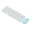 Bonelk KM-322 Wireless Keyboard & Mouse Combo for PC and Mac - Teal Slim
