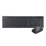 Bonelk KM-314 Wireless Keyboard & Mouse Combo for PC and Mac - Black Slim