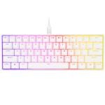 Corsair K65 RGB Mini 60% Mechanical Gaming Keyboard - White Cherry MX Speed