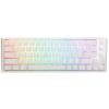 Ducky One 3 SF Classic 65% RGB Mechanical Keyboard - Pure White Cherry MX Silent Red - Hotswap Double Shot ABS