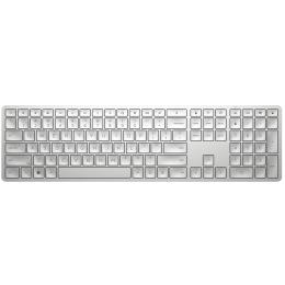HP 3Z729AA 970 Programmable Wireless Keyboard - Silver Wireless Connectivity - Bluetooth / RF - 2.40 GHz - USB-A / USB-C - USB Interface - PC / Mac