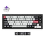 Keychron Q2H-M1 Q2 HE 65% QMK Wireless Fully Assembled Knob Carbon Black Gateron Double-Rail Magnetic Nebula Switch Custom Keyboard