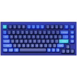 Keychron Q1-J1 Q1 75% Wired Mechanical Keyboard - Navy Blue Gateron G Pro Red Switches -  Full Assembled - QMK - Hot-Swappable - RGB Backlight