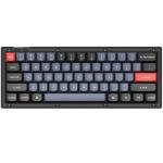 Keychron V4-A3 V4 ANSI 60% Layout 61 Key Frosted Black Full Assembled Hot-Swap Mechanical Wired Normal Profile QMK Custom Keyboard - Keychron K Pro Brown Switch - RGB Backlight