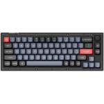 Keychron V2-C3 V2 ANSI 65% Layout 68 Key Frosted Black Full Assembled Knob Hot-Swap Mechanical Wired Normal Profile QMK Custom Keyboard - Keychron K Pro Brown Switch - RGB Backlight