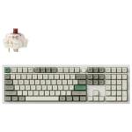 Keychron Q6M-P3 Q6 Max 100% Custom Mechanical Keyboard - Shell White Gateron Jupiter Brown Switch - Wireless / Wired / 2.4GHz - Normal Profile - QMK - ANSI - Full Size Layout - 104 Key - Full Assembled - Knob - RGB Hot-Swap