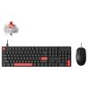 Keychron X2-C1 Lemokey X2 100% QMK RGB Backlight Wired Mechanical Red Switch Keyboard (With M55 Mouse Combo) Keychron X2-C1 Lemokey X2 100% QMK RGB Backlight Wired Mechanical Red Switch Keyboard (With M55 Mouse Combo)