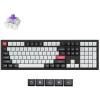 Keychron Q6H-M1 Q6 HE 100% QMK Wireless Custom Keyboard - Carbon Black Fully Assemble Knob - Gateron Double-Rail Magnetic Nubela Switch