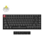 Keychron K2 75% QMK White Backlight Super Switch Banana Wireless Mechanical Keyboard