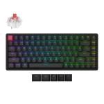 Keychron K2 75% QMK RGB Backlight Aluminum Frame Super Switch Red (Hot-Swappable) Wireless Mechanical Keyboard
