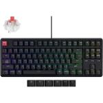 Keychron C3 Pro 80% 8K QMK Wired Mechanical Keyboard - Super RED Switch 8k Polling - Hot-Swappable - RGB - Gasket Mount