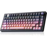 LEOBOG Hi75c PRO 75% Tri-mode Mechanical Keyboard - Black Pink Seiya Linear Switch - RGB - Side-Prined PBT Keycaps