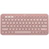 Logitech Pebble Key 2 K380s Bluetooth Keyboard - Tonal Rose Logitech Pebble Key 2 K380s Bluetooth Keyboard - Tonal Rose