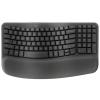 Logitech Wave Keys Wireless Ergonomic Keyboard - Graphite Logitech Wave Keys Wireless Ergonomic Keyboard - Graphite