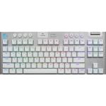 Logitech G915 X TKL LIGHTSYNC Wireless RGB Mechanical Gaming Keyboard - White Tactile Switch