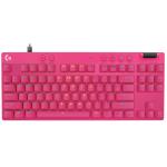 Logitech G Pro X TKL Rapid Analog Gaming Keyboard - Magenta