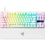 Razer Huntsman v3 Pro 8KHz TKL Esports Analog Gaming Keyboard - White 8k Polling - Analog Optical Switches - Trigger Range 0.1-4.0 mm - Snap Tap - Rapid Trigger
