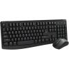 Rapoo X1800PRO Wireless Multimedia Keyboard & Mouse Combo - Black