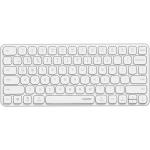 Rapoo E9050L Wireless Multi-mode Ultra-slim 78 Key Keyboard with Bluetooth and 2.4g White