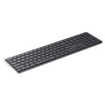 Rapoo E9550L Wireless Multi-Mode Ultra-slim 110 Key Keyboard - Black Bluetooth & 2.4g
