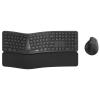 Rapoo 8810ME Wireless Ergonomic Mouse & Keyboard Combo Bluetooth - USB Receiver - Multiple Devices - 1600 DPI Mouse