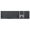 SATECHI Wireless Full Size Keyboard - Space Grey Aluminium - Mac - Bluetooth - with Numeric Keypad