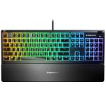Steelseries Apex 3 RGB Gaming Keyboard with Magnetic Wrist Rest