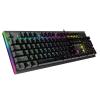 Vertux COMANDO High Performance Mechanical Gaming Keyboard with RGB Backlight. Blue Mechanical Keys for Faster Tactical Response.100% All-key Anti Ghosting. 6 Rainbow light effect Vertux COMANDO High Performance Mechanical Gaming Keyboard with RGB Backlight. Blue Mechanical Keys for Faster Tactical Response.100% All-key Anti Ghosting. 6 Rainbow light effect