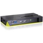 LevelOne KVM-0421 4 Port USB KVM Switch with Audio Sharing (includes 4 x 1.8m KVM cables)