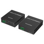 LENKENG LKV300USB LENKENG 4-Port USB-A 3.0 Extender Over Cat5e/6/7 Network Cable. Extend up to 90m (Cat6a). Easy Plug & Play. Includes Both Tx & Rx Units Rx Includes 4x USB-A, 1x RJ45 In Ports. Tx 1x USB-A, 1x RJ45 Out.