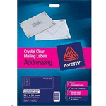 AVERY CLEAR LABEL L7563-25 25 SHEETS