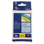Brother TZE-MQ531 P-Touch Black on Pastel Blue Laminated Label Tape - 12mm
