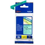 Brother TZEFX731 Flexi ID tape Black on Green 12mm x 8m - 12 mm Width - Rectangle - Green - Polyester, Stainless Steel, Acrylic, Glass - Flexible