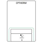 Peacock Bros CPTHERM38 Courier Label - Roll 400. 38mm core