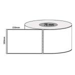 Peacock Bros Blank 100 x 150mm labels. 1,000 labels per roll. 76mm core. Permanent.