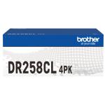 Brother DR258CL Drum Unit - 4 Pack Up to 30,000 Pages at 3 Pages Per Job - for Brother HLL3240CDW / HLL8240CDW / DCPL3560CDW / MFCL3755CDW / MFCL3760CDW / MFCL8390CDW